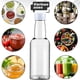 thumbnail image 4 of Minibotellas de licor Tessco de 50 ml de plástico con tapa, 100 unidades, color blanco, 4 of 7