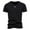 Black, variant on Mens Tops, Men's Short Sleeve T-shirt Running Sports Leisure Quick Drying Sportswear