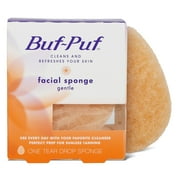 Buf-Puf Gentle Facial Sponge, Non-Irritating, Blackhead Removal, Double-Sided