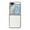 White, variant on Case for Samsung Galaxy Z Flip 7, Classic PU Leather Back Cover Drop Protective Shell Slim Fit Shockproof Phone Case Cover for Samsung Galaxy Z Flip 7 - Black