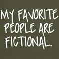 thumbnail image 3 of CafePress - My Favorite People Are Fictional Dark T Shirt - Men's Classic Graphic Cotton T-Shirt, 3 of 4