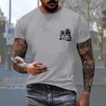 thumbnail image 4 of T-shirt à Imprimé Cocotier à la Mode pour Hommes, Manches Courtes, Col Rond, Décontracté, Tendance Fleur pour Hommes, Haut Basique Stylé, 4 of 4