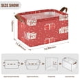 thumbnail image 2 of Ryvnso Christmas Gift Storage Bins Large Basket Foldable Cube Toys Organizer with Handles 1 PC, 2 of 7