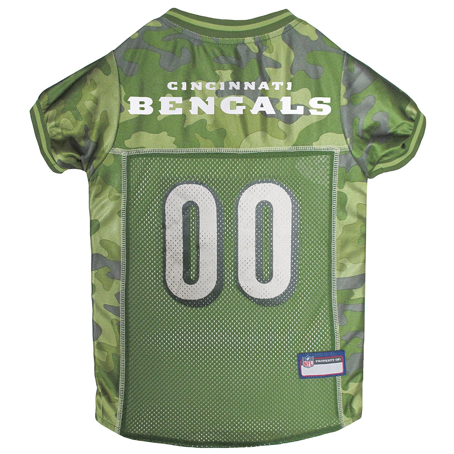 Pets First NFL Cincinnati Bengals Camouflage Pet Jersey for Cats ...