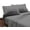 Gray, variant on Hotel Luxurious, 1800 Series Super Soft Embroidery 3 PC Sheet Set (Twin, Aqua)