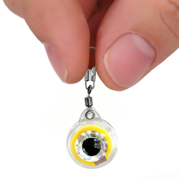 Lámpara de señuelo de pesca LED Deep Drop Mini luces de cebo de calamar de pesca submarina (rojo)
