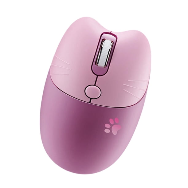 Ratón inalámbrico delgado de 2.4G con 4 bots ergonómico para juegos de Púrpura jinwen Ratón inalambrico