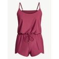 thumbnail image 3 of Time and Tru Women's and Women's Plus Size Tank Romper Swimsuit, Sizes XS-3X, 3 of 5