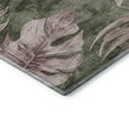 thumbnail image 3 of Addison Rugs Mayfield Premium Machine Washable Transitional Floral Olive Rectangle Rug, 10' x 14', 3 of 7