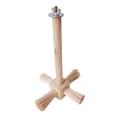 thumbnail image 2 of Pájaros Percha para loros Entrenamiento de aves Soporte para percha Madera para perchas Ramas para trepar Pájaro De madera, 2 of 9