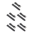 thumbnail image 2 of Baohd Versatile Silicone Watch Bands Watch Straps Replacement Rubber Wrist Band Gray 20mm 5Set, 2 of 6