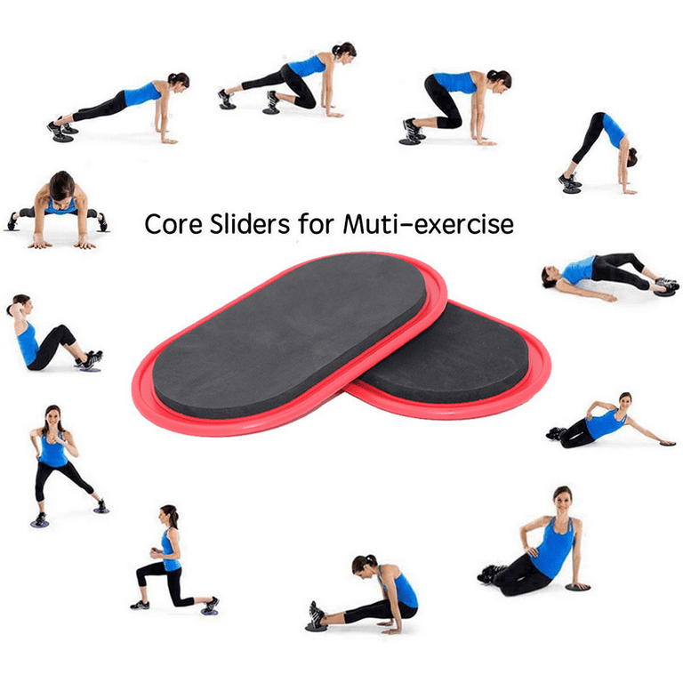 Exercise Sliders Discs, Sport Core Sliders Training On Carpet And Hardwood  Floors Full Body Workout Fitness Equipment For Fitness/Stretch/Yoga/Pilates