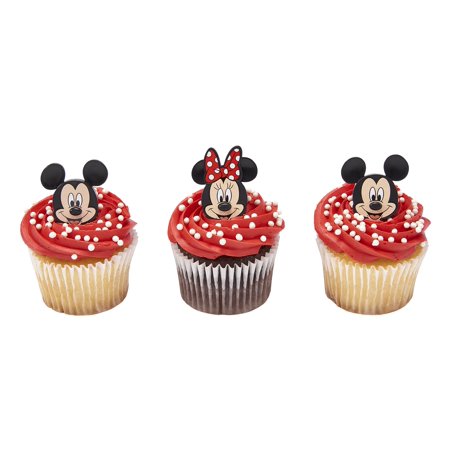 Mickey Mouse & Minnie Mouse Cupcakes