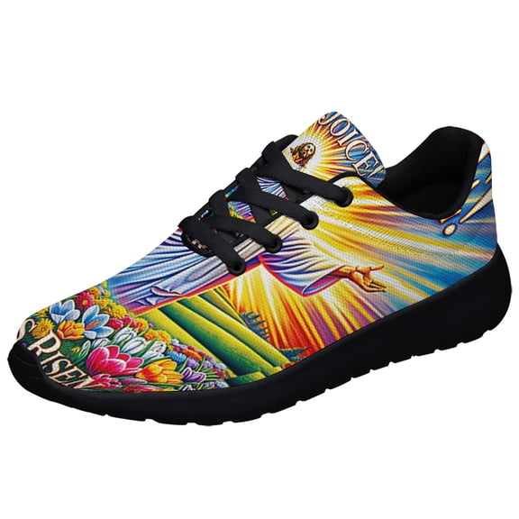 Rejoice He Is Risen Shoes Sneakers Black Size 3.5