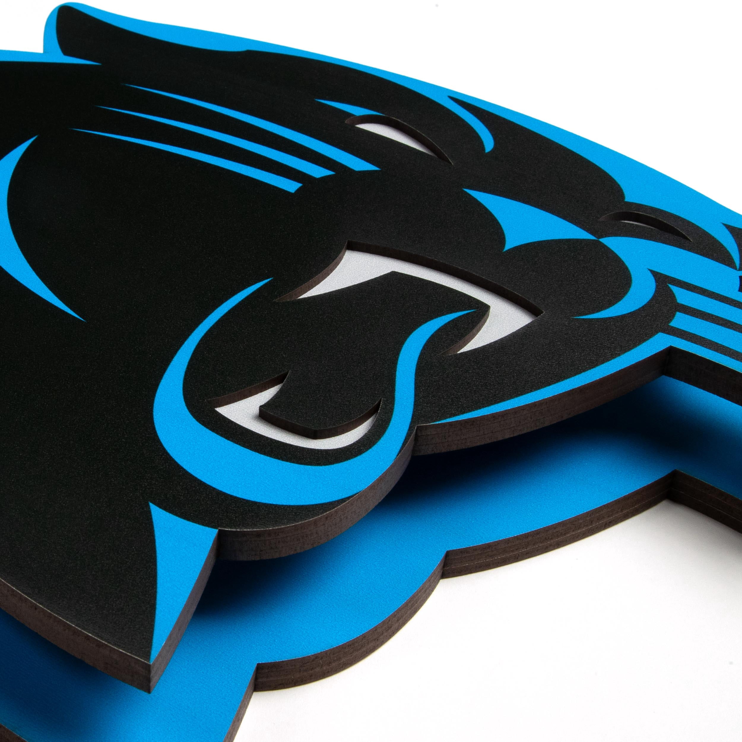 YouTheFan NFL Carolina Panthers 3DX Die Cut Wall Art