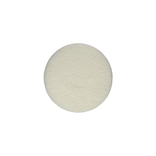 Replacement Part For Oreck Vacuum Cleaner Orbiter Fine Polyester White Polishing Pad // 437-051