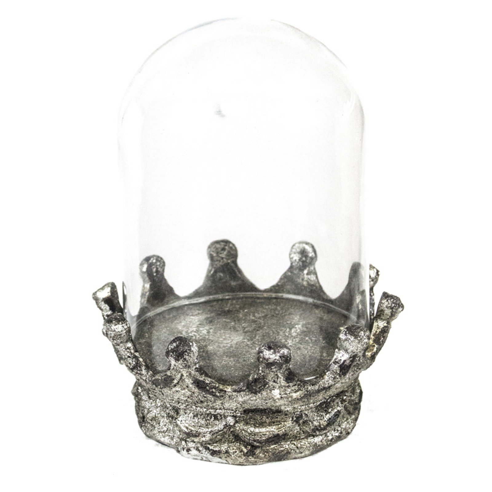 Sagebrook Home Crown Cloche Candle Holder