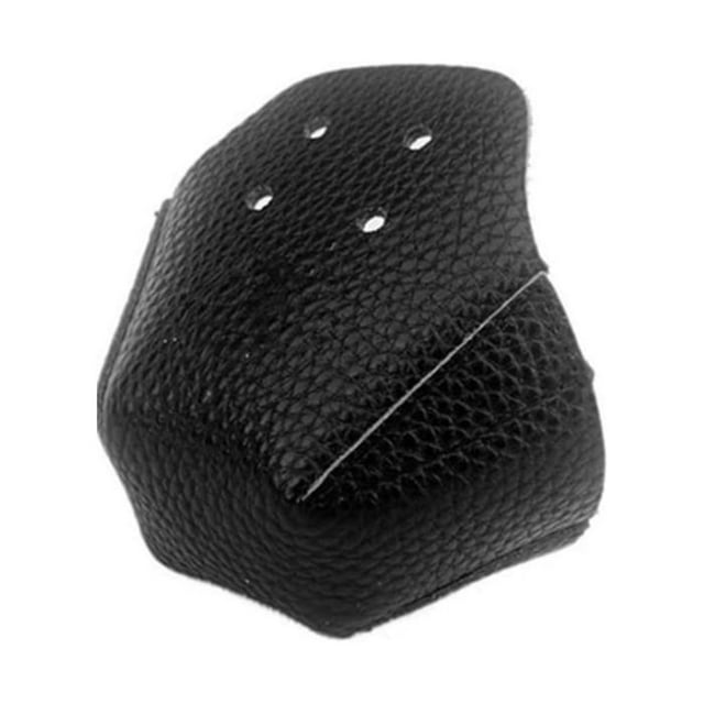 Unatoiry 1 Pair Anti-friction Roller Skate Toe Caps Skating Shoe Toes Protector Guard Black