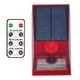 thumbnail image 4 of Luz de alarma solar estroboscópica con detector de movimiento y control remoto de 129 dB rojo, 4 of 9
