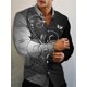 thumbnail image 1 of Camisa de hombre con estampados florales gráficos, de manga larga, con botones, para exteriores, de calle, ropa de diseñador de moda tropical, 1 of 6