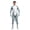 Grey B, variant on Halloween Wolf Cosplay Costume,Werewolf Full Bodysuit with Tail,Men's Animal Muscle Jumpsuit Catsuit Costume