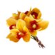 thumbnail image 3 of Flores Artificiales, Decoración De Orquídeas Artificiales De 6 Tallos Con Contornos Claros Y Colores Vibrantes, Decoraciones Florales De Orquídeas Artificiales Para Bodas,, 3 of 7