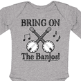 thumbnail image 4 of Inktastic Banjo Music Bluegrass Boys or Girls Long Sleeve Baby Bodysuit, 4 of 5