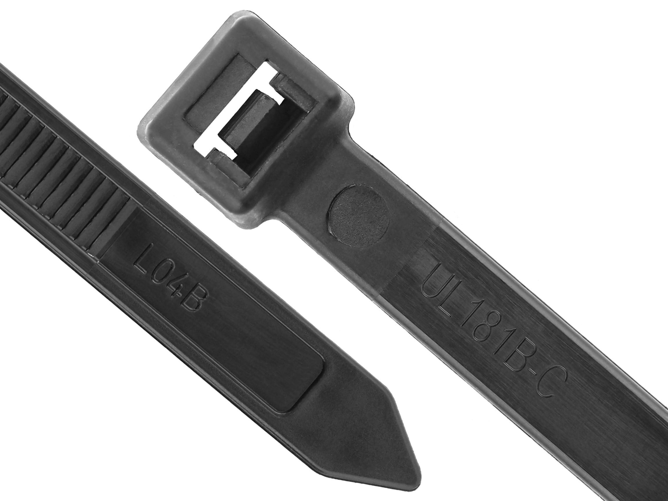 TR Industrial 24" Cable Ties Multi-Purpose UV Resistant 100 Pack 