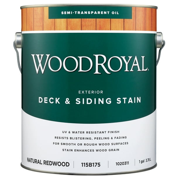 Ace Wood Royal SemiTransparent Natural Redwood OilBased Deck and