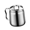 thumbnail image 2 of Container Oil Storage Can with Filter Grade Stainless Steel Cooking with Lid for Hot Oil Storing Frying .5L, 2 of 8