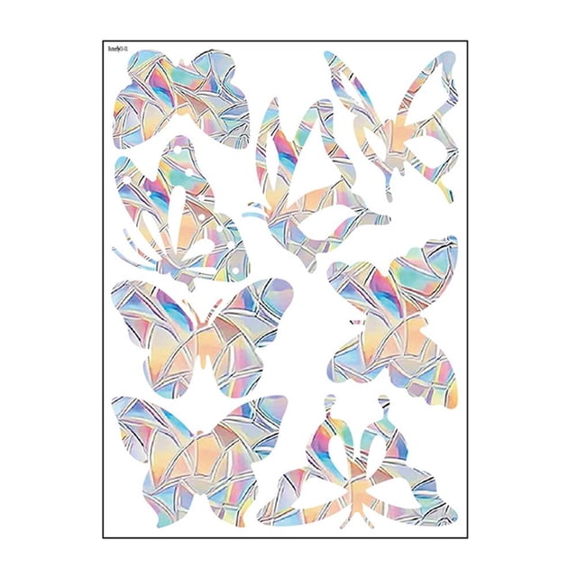 Window Electrostatic 3D Films Creative Chic Calcomanías Reutilizables (Mariposa) Likrtyny Para estrenar