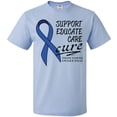 thumbnail image 3 of Inktastic Support, Educate, Care, Cure Colon Cancer Awareness T-Shirt, 3 of 5