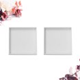 thumbnail image 3 of 2PCS Wooden Multifunctional Storage Box White Square Desktop Storage Container for Home Living Room Bedroom, 3 of 8