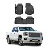 Floor Mats for Chevy Silverado & GMC Sierra Denali 2500/3500HD Crew Cab 2014-19