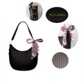 thumbnail image 6 of Alexis Bendel Hobo Bags for Women Vegan Leather Everyday Handbag withScarf & Strap, 6 of 6