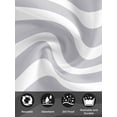 thumbnail image 7 of Grey Stripe Cloth Napkins Set of 4 Reusable Dinner Napkins, Modern Simple Geometric White Striped Cocktail Napkin Washable Table Napkins for Wedding/Holiday Party/Baby Shower 20"x20", 7 of 7