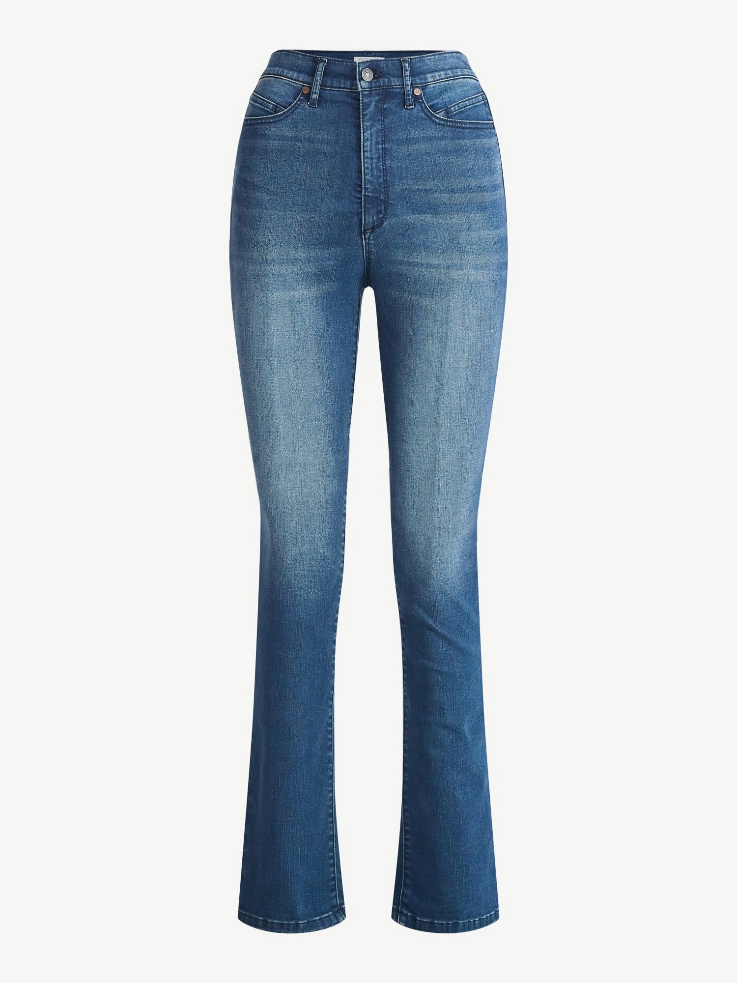 Sofia by Sofia Vergara Women's and Women's Plus Size Marisol Bootcut Curvy Super High Rise Jeans, 30.5", 32.5" and 34.5" Inseams, Sizes 0-28 - image 5