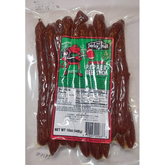 The Jerky Hut Jalapeno Beef Sticks, 1 lb.
