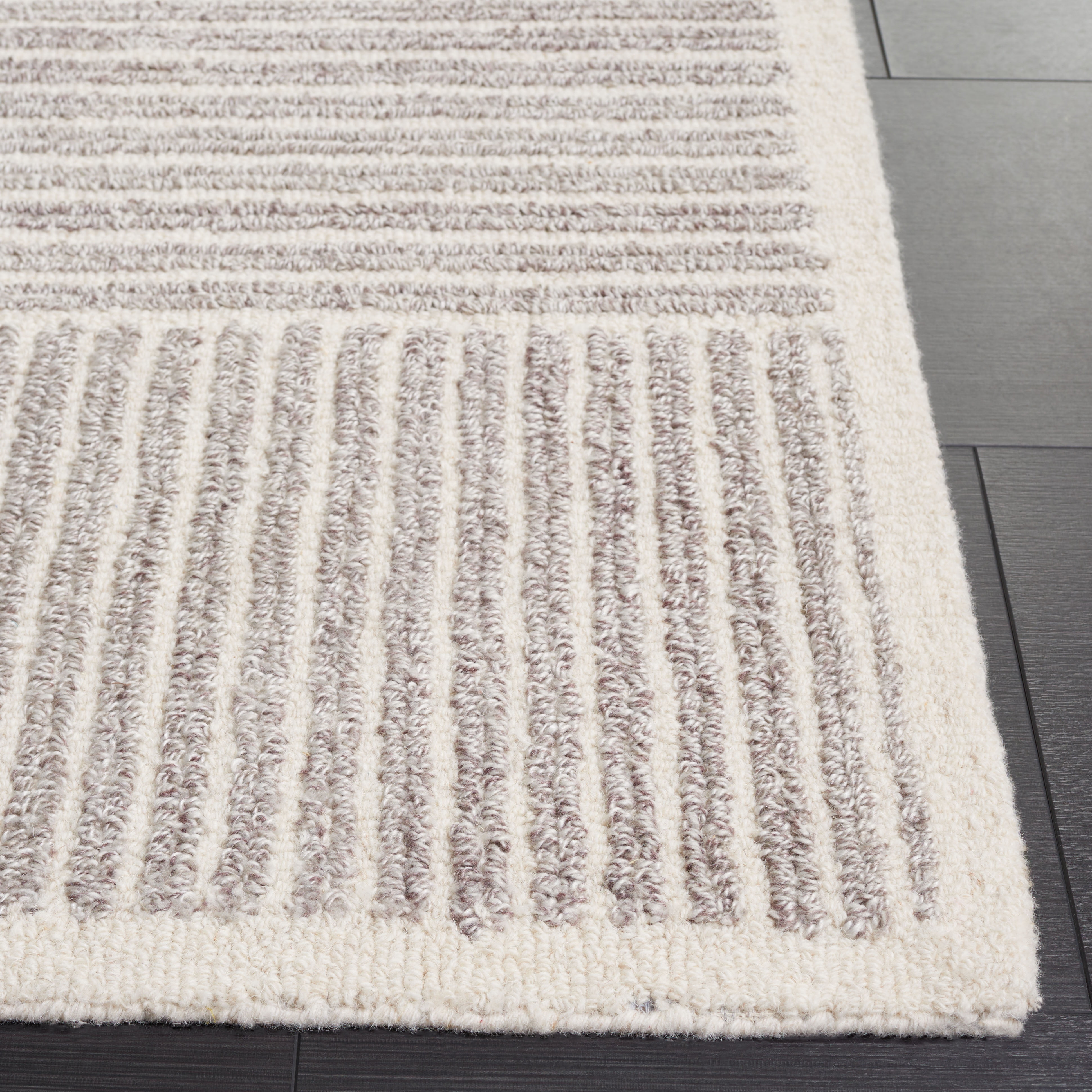 SAFAVIEH Renewal Charnette Geometric Area Rug, Gray/Ivory, 8' x 10'
