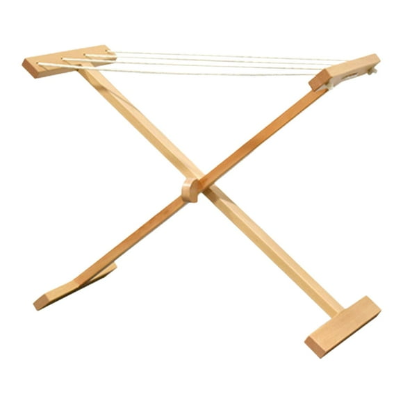 Tendedero de lavandería para niños, toallero para niños, herramienta de enseñanza de iluminación, estante de ropa de madera para ropa, almohada de