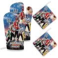 thumbnail image 7 of Power Rangers 4 Pcs Oven Mitts And Pot Holders Kitchen Oven Glove with Potholders Non-Slip Cooking Gloves for Cooking Baking Grilling, 7 of 7