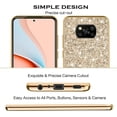thumbnail image 6 of Compatible with Poco X3 Pro Case, Glitter Sparkly Xiaomi Poco X3 Pro Phone Case with Slim Silicone Shockproof Protective Bumper Cover for Cute Girls Women (Gold), 6 of 14