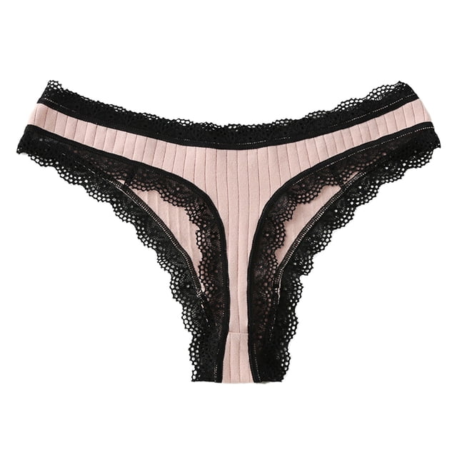 Ropa Interior con Entrenamiento Gibobby T Back Bragas sin costuras Tanga Sexy Encaje Rosa L