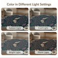 thumbnail image 7 of ODIKA 8'x10' Washable Area Rug Gothic Moth Design With Botanical Vine Symmetry Accents Witchy Floral Refined for Dining Room, Large Office, Lounge, Non-Slip Chair-Friendly Mat, 7 of 7