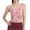 Pink, variant on Uaswgudfs Tank Top for Women Sleeveless with Fitted Waist and Ruffled Front Detail, Lightweight Sheer Fabric for Casual Everyday Wear and Comfort Pink L
