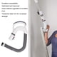 thumbnail image 3 of De Manguera de Reemplazo al Vacío, de Manguera de Vacío de Alambre de Acero Engrosado PVC Flexible para Pisos, 3 of 7