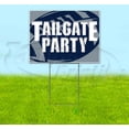 thumbnail image 1 of Tailgate Party Cowboys (18" x 24") Yard Sign, Includes Metal Step Stake, 1 of 6