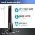 thumbnail image 5 of Lasko 38" 4-Speed Hybrid Oscillating Remote Controlled Tower Fan. Black, T38415, 5 of 17