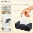 thumbnail image 6 of Minimalist Black Tissue Box Cover, 6 of 9