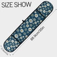 thumbnail image 3 of Yayeee Double Oven Mitt Kitchen Heat Resistant Baking 35" x7" Quilted Cotton Glove, Green Daisy Pattern, 3 of 6